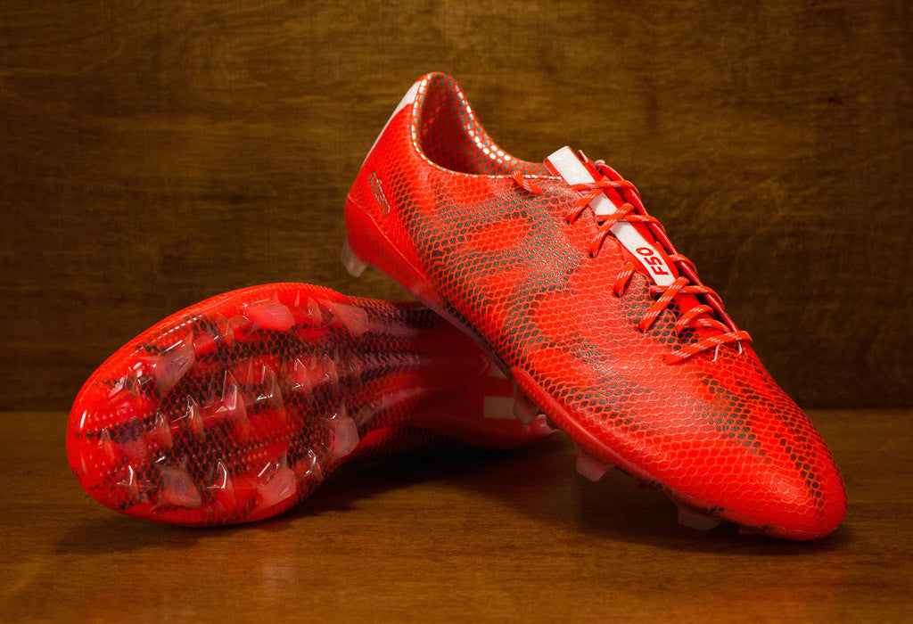 Adidas F50 adizero FG - Solar Red/ White | East Coast Soccer Shop