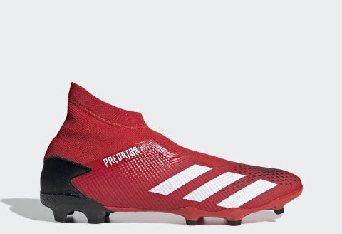 Klik effect Ster ADIDAS PREDATOR 20.3 LL FG J - RED/WHITE/BLACK | East Coast Soccer Shop