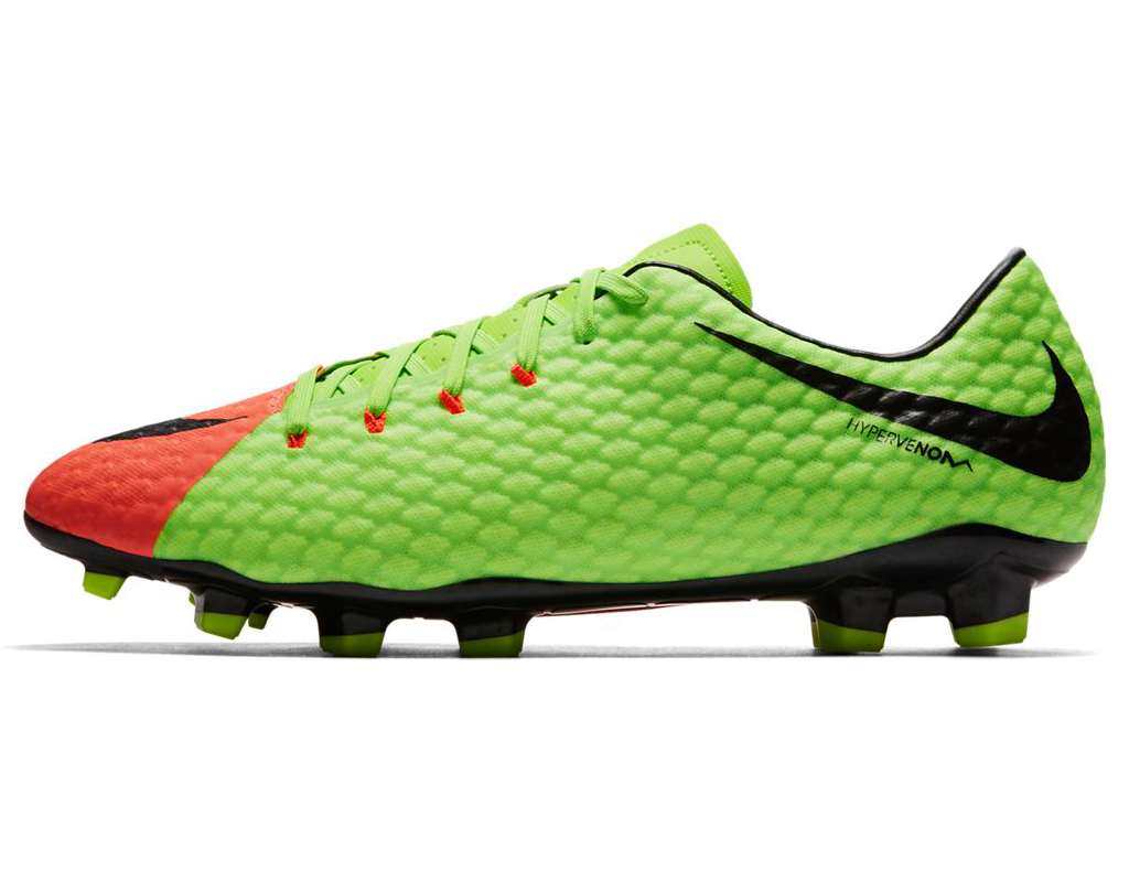 Nike Hypervenom Phelon III FG - Green/ Orange/ Black | East Coast Soccer  Shop