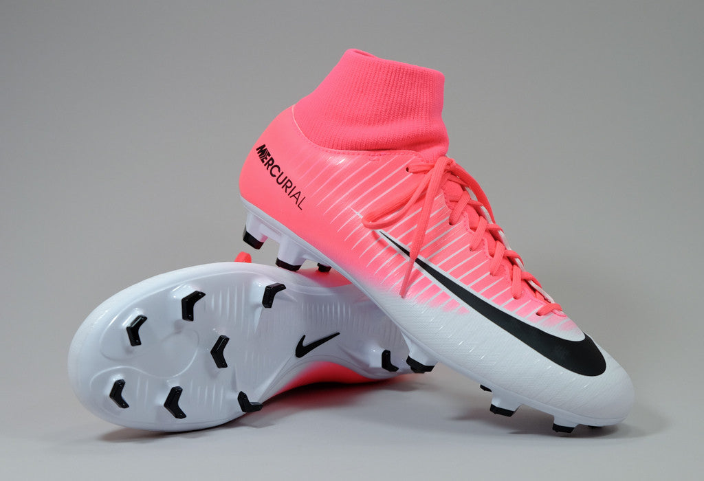 mercurial pink and white