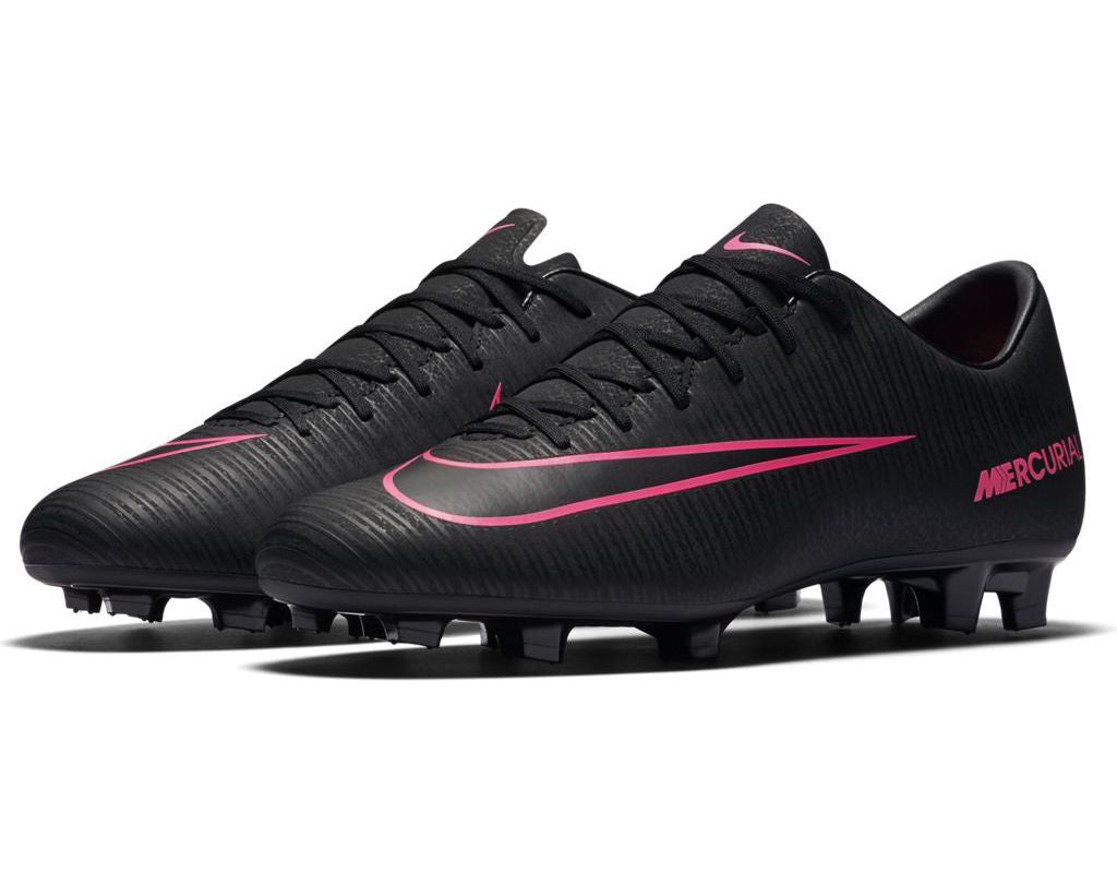 black and pink mercurials