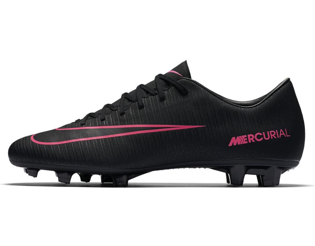 nike mercurial black and pink