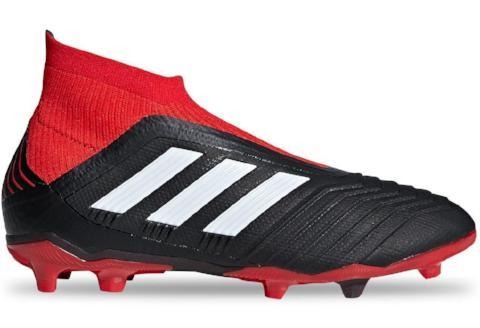 Adidas Predator 18+ FG J - Black/White/Red | East Coast Shop