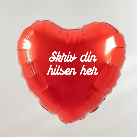 Valentine's Day Ballong med personlig tekst