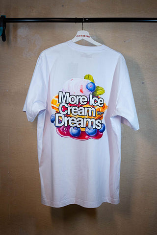 Blueberry Dreams Streetwear Urban Apparel Oversize T-Shirt Weiß White Heavy Baumwolle