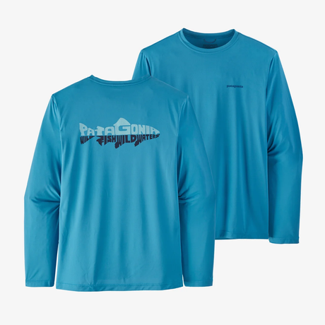 Patagonia Men's Long Sleeve Large Front & Back Vents Fly Fishing