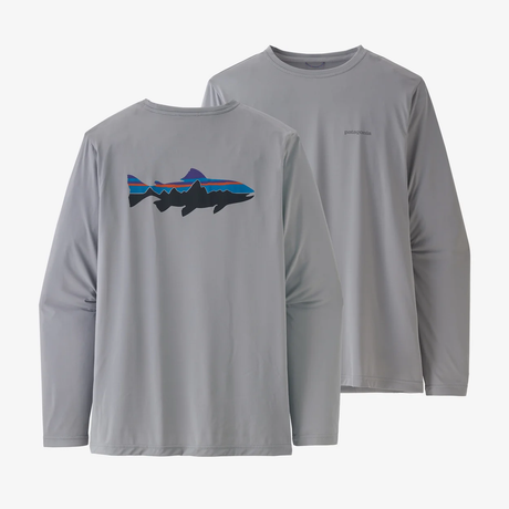 Patagonia Men's Long-Sleeved Home Water Trout Responsibili-Tee