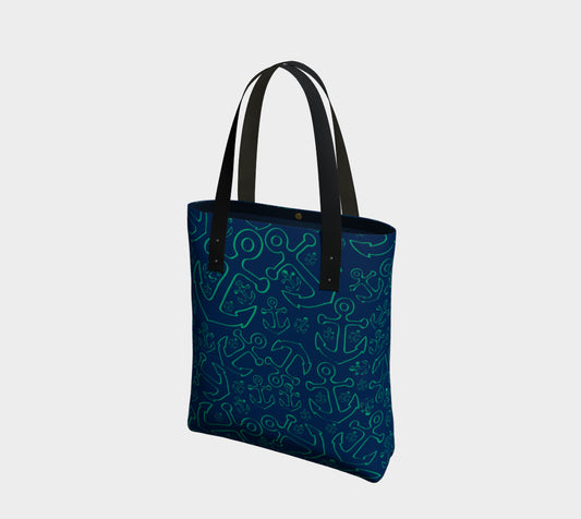 Dream Black-blue Tote bag