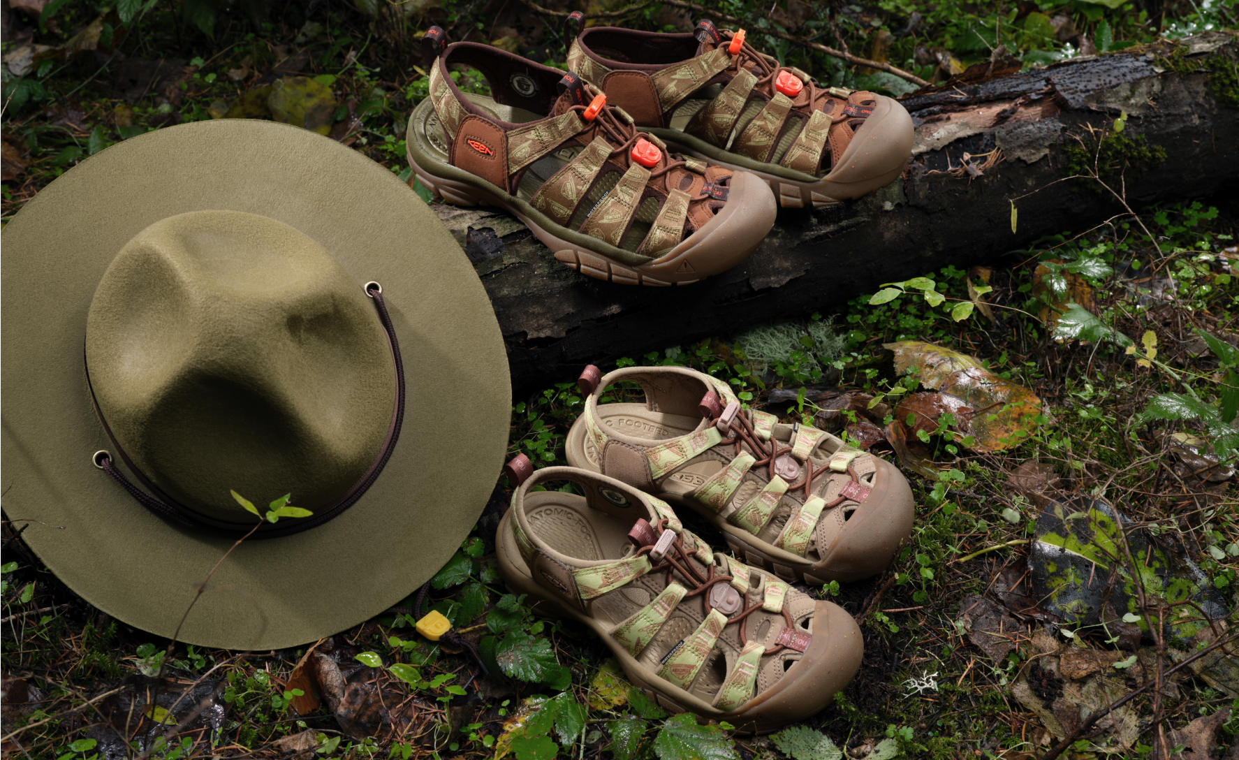 Men's Newport Retro x Smokey Bear | Smokey Bear/Military Olive