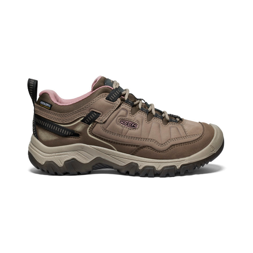 Women's Targhee IV Waterproof Hiking Shoe | Brindle/Nostalgia Rose