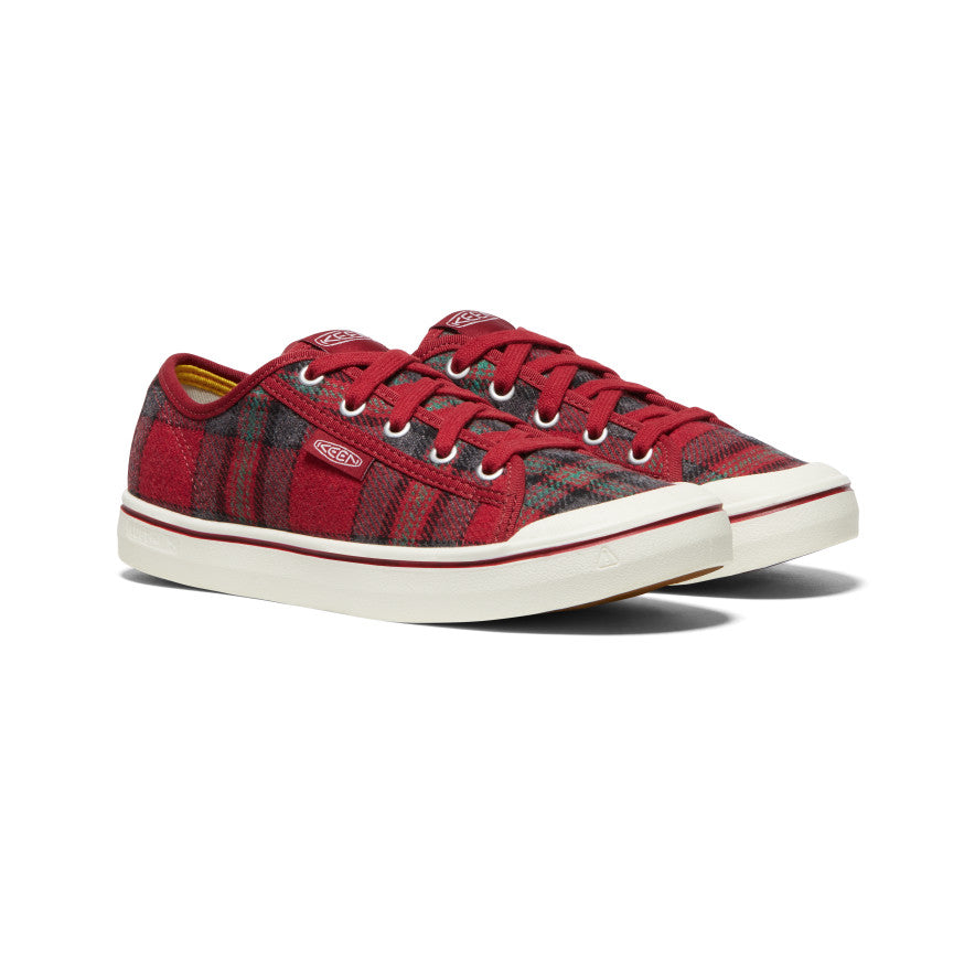 Women's Elsa V Sneaker | Red Plaid/Red Dahlia