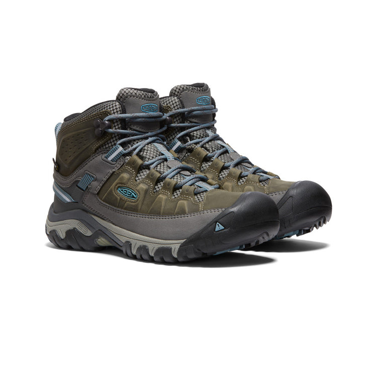 Women's Waterproof Grey Hiking Boots - Ridge Flex Mid | KEEN 