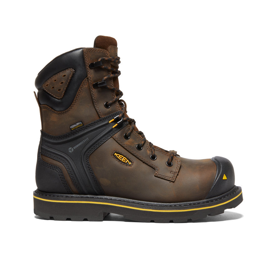 Carbon-Fiber Toe Brown Work Boots - CSA Abitibi II | KEEN Footwear Canada