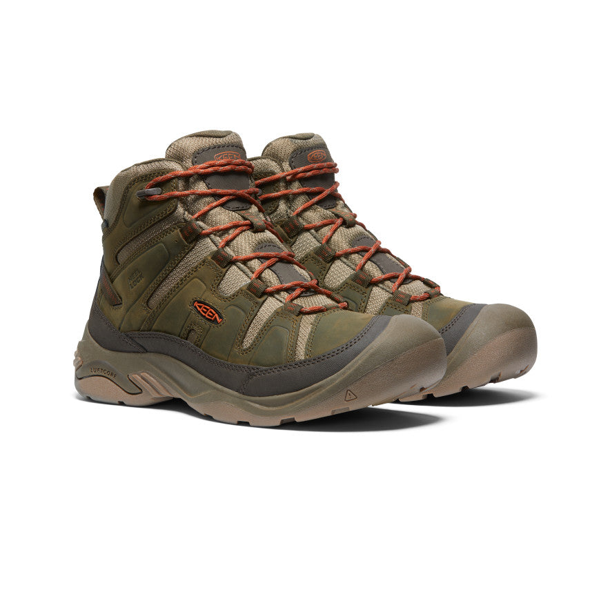 Men's Circadia Waterproof Boot | Dark Olive/Potters Clay