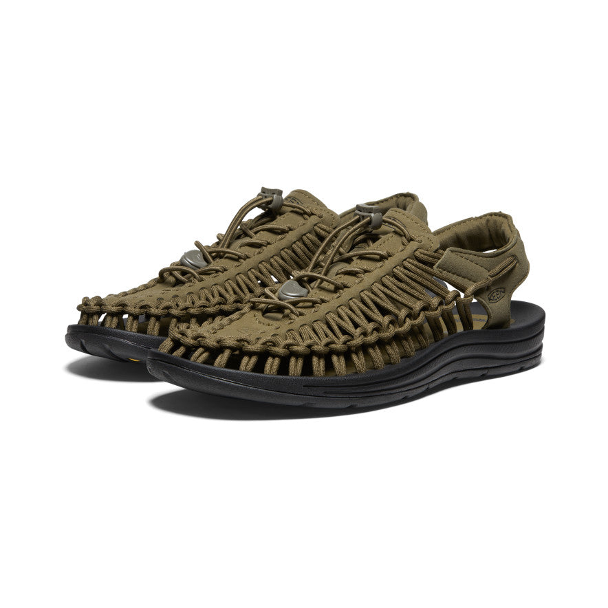 Men's UNEEK Sneaker | Dark Olive/Black