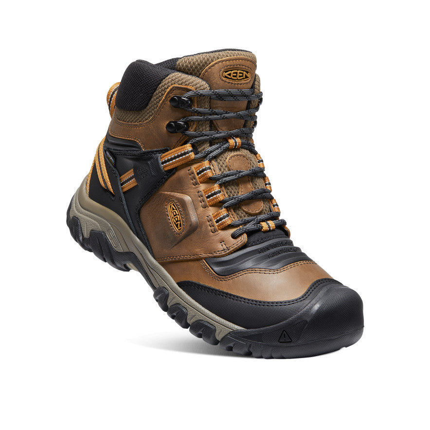 Men's Waterproof Brown Hiking Boots - Ridge Flex Mid WP | KEEN