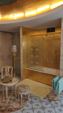 Casa Ceaușescu Golden Bathroom Bucharest