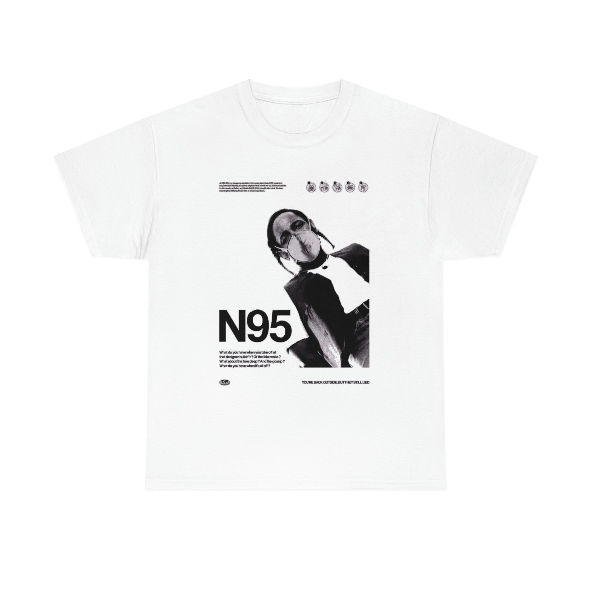 Kendrick Lamar N95 White Tee