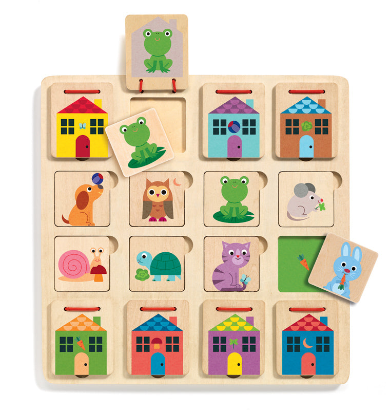 Djeco Puzzle - Wood - 5 Bricks - Toucanco » Fast Shipping