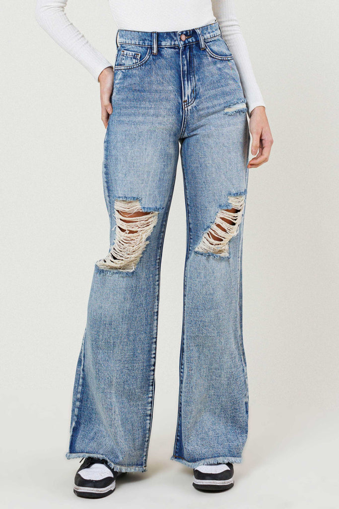 Wide Leg Jeans - Raw Indigo – 306 Forbes Boutique