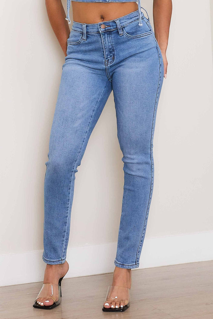 Super Stretch Skinny Jeans – Vibrant miu