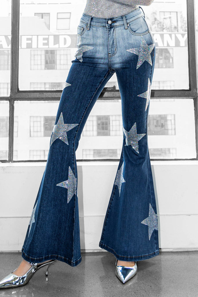 Vibrant M.I.U Rhinestone Jeans 15