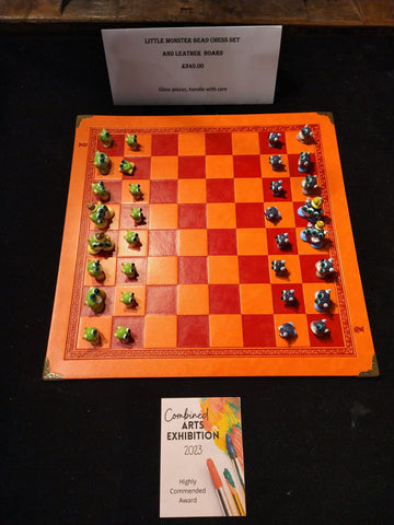 Prize winning lmpwork chess set 