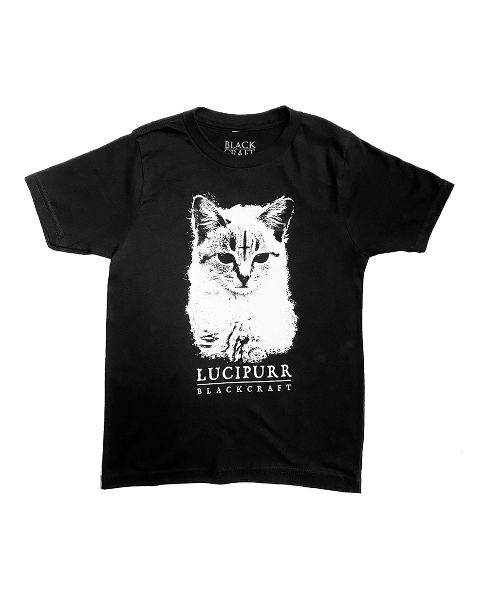 Lucipurr - Child's Tee – Blackcraft Cult