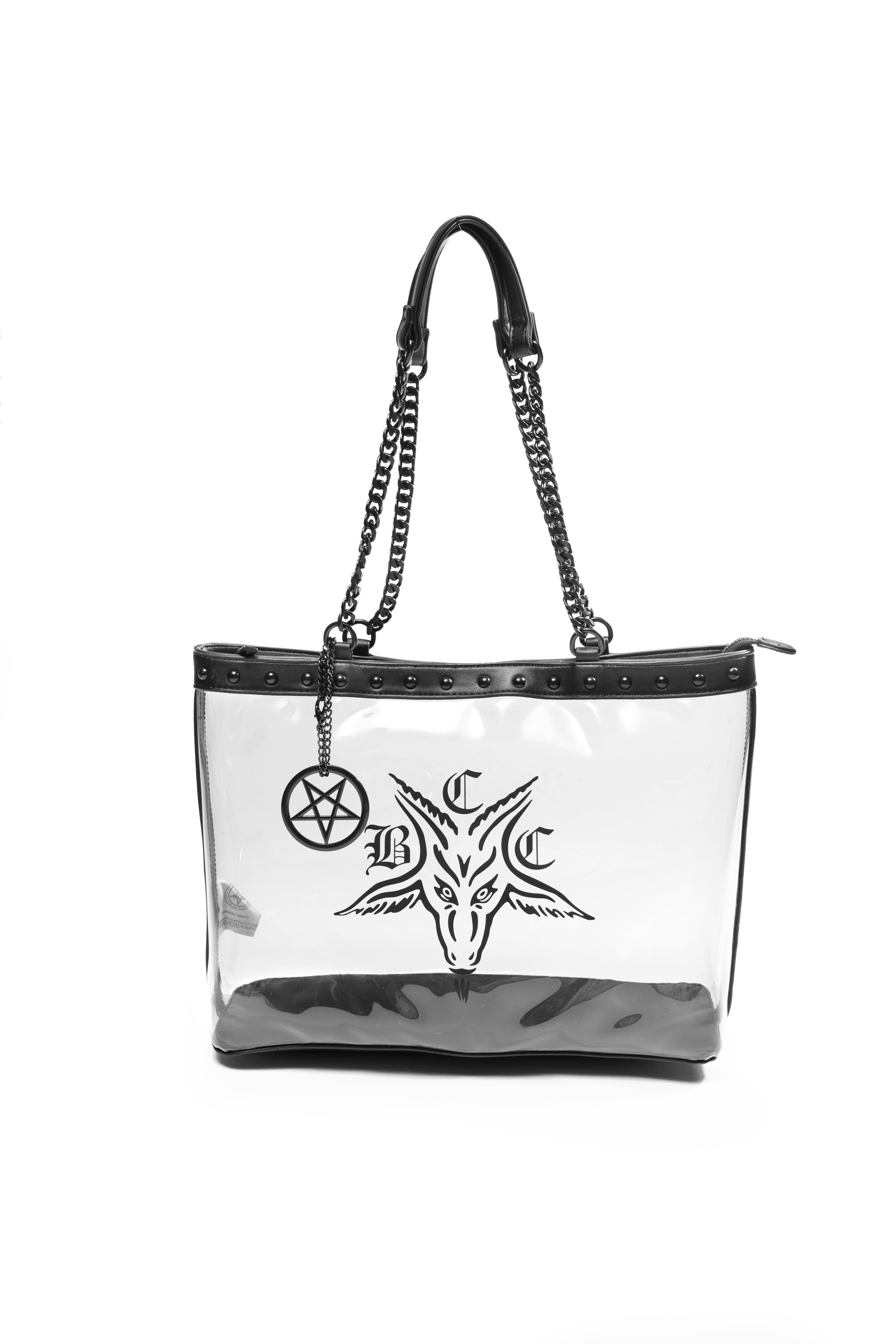 pvc clear tote bag