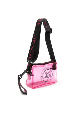 pink clear crossbody