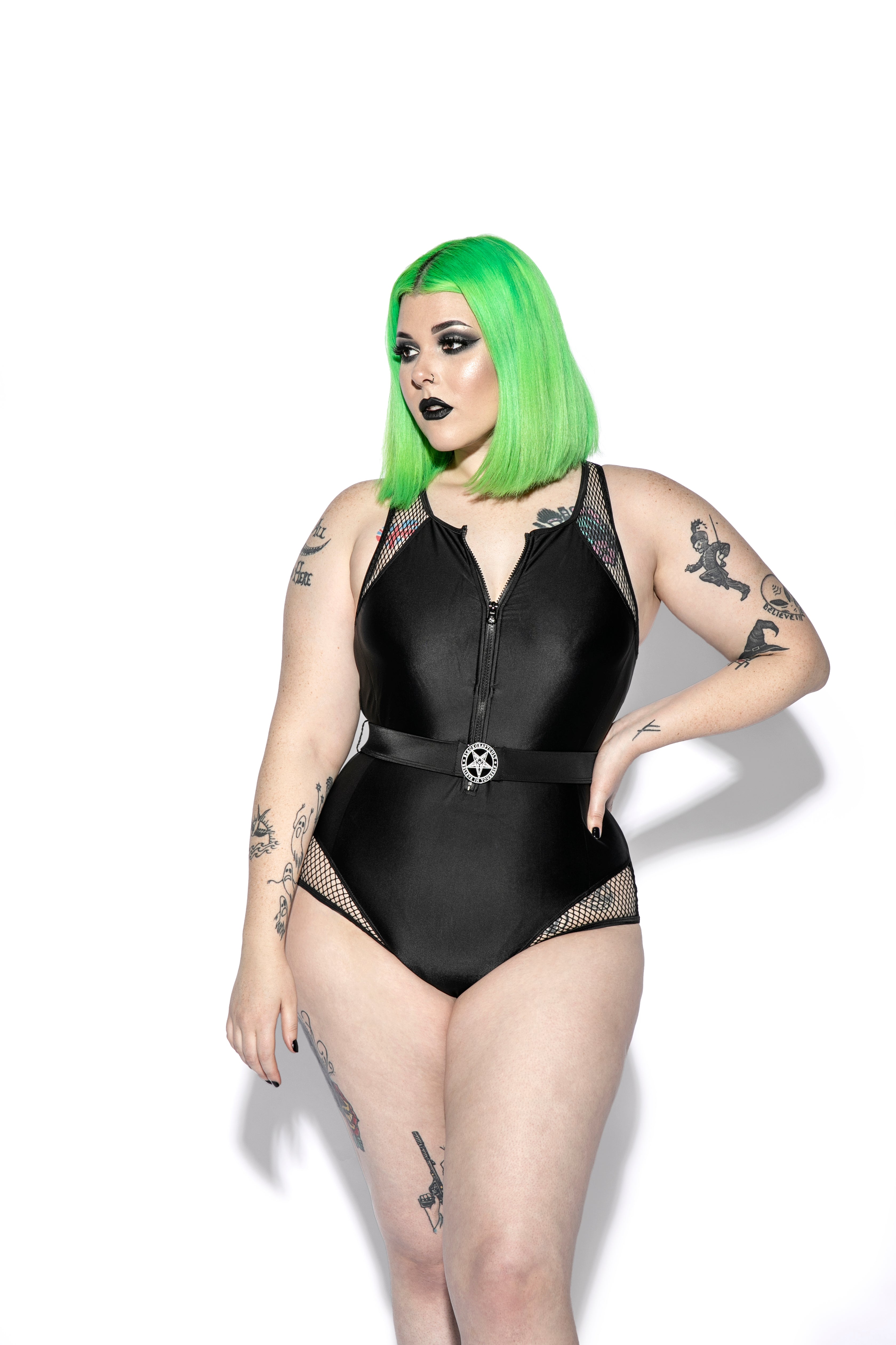 Believe In Yourself Belted One Piece Blackcraft Cult