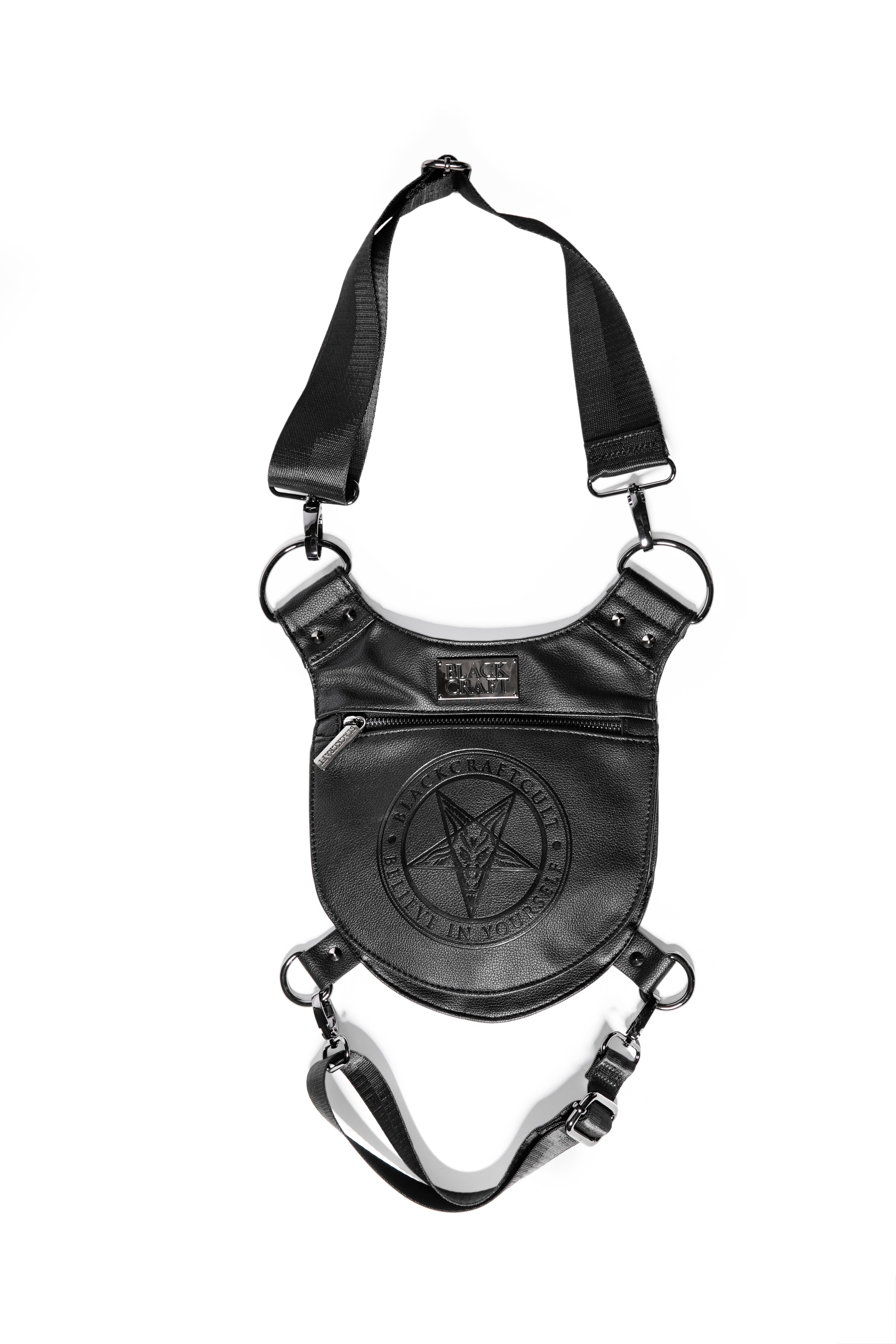 hip bag with leg strap