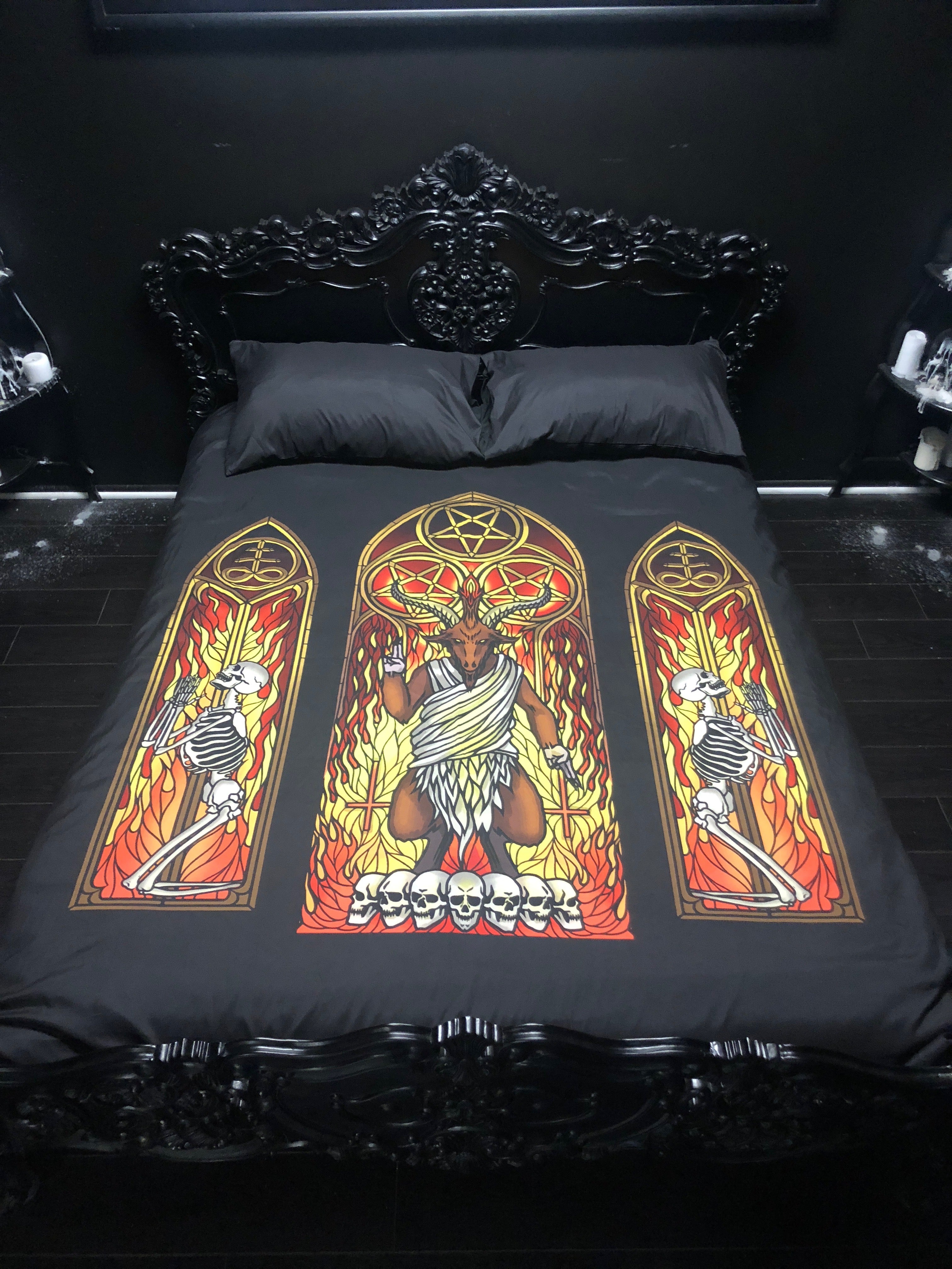 Sunday Sermon Duvet Cover Blackcraft Cult