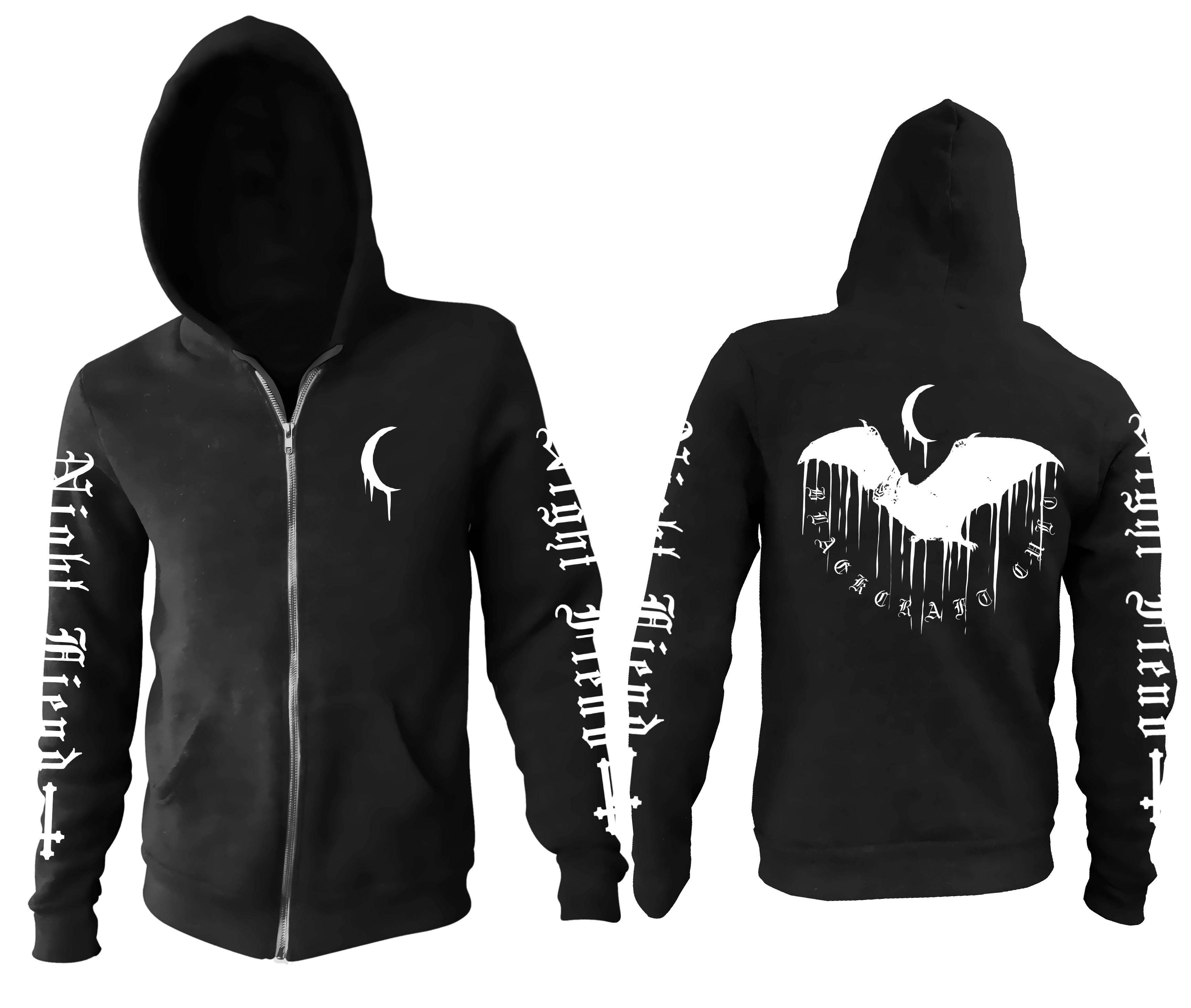 Nocturnal - Zip Up Hoodie – Blackcraft Cult