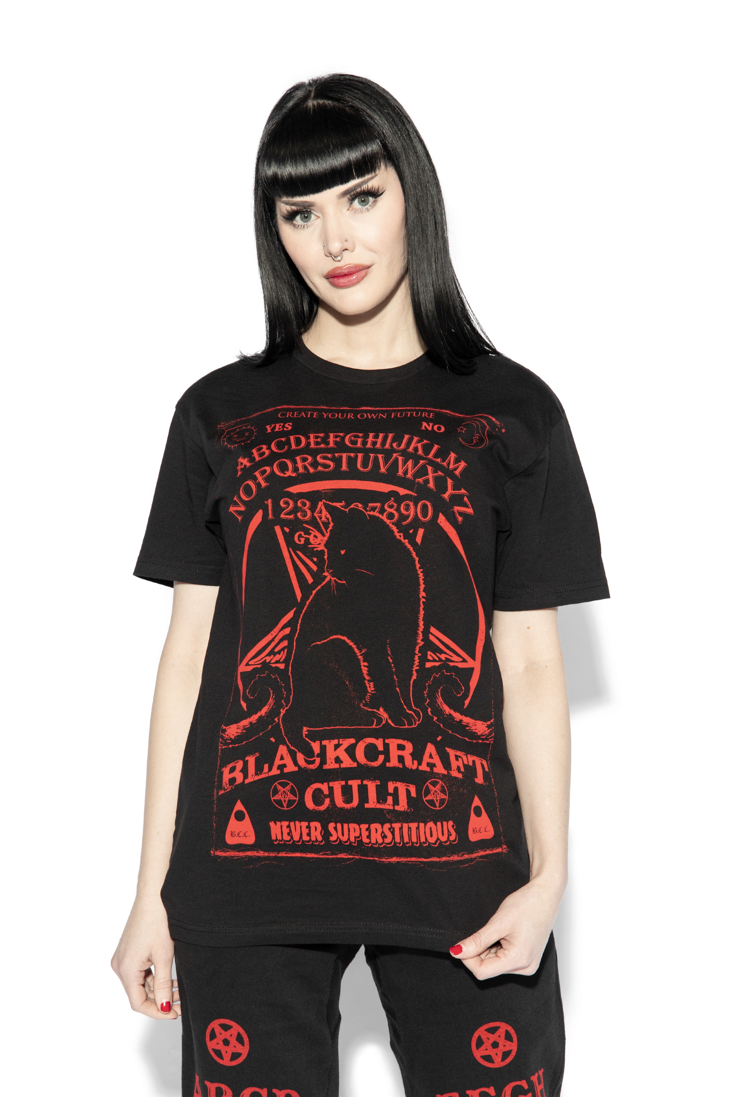 Ouija Cat Limited Edition Red Print – Blackcraft Cult