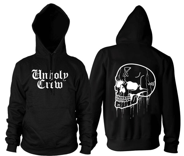 Unholy Crew - Hooded Pullover Sweater – Blackcraft Cult