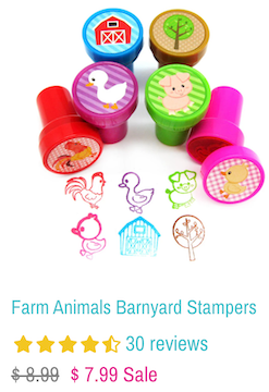 Farm Animals Barnyard Stampers - Tiny Mills 