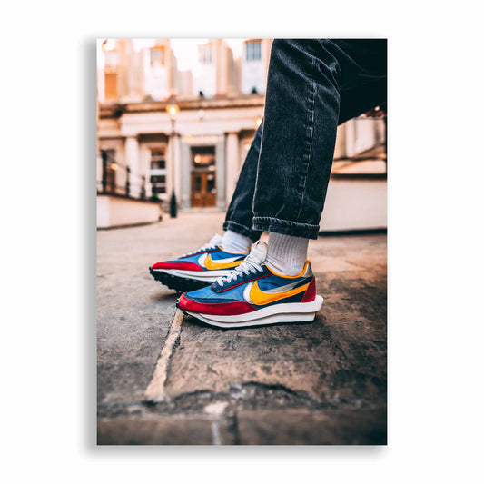 SnkrsPrints  Nike Swoosh Space Poster