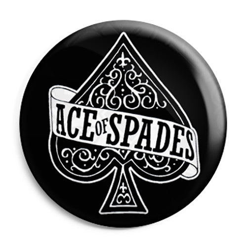 Motorhead Ace Of Spades Button Badge Fridge Magnet Key Ring Badgepig Co Uk