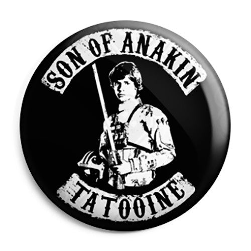 Star Wars Son  of Anakin  Tatooine Button Badge Fridge 