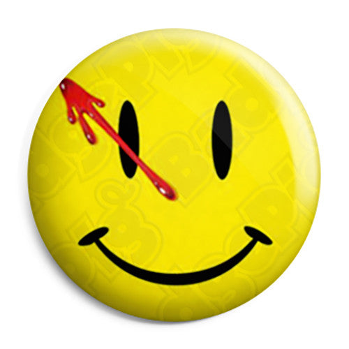 Watchmen Comic Smiley - Button Badge, Fridge Magnet, Key Ring ...