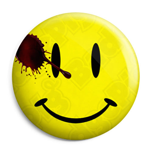 Watchmen Movie Smiley - Button Badge, Fridge Magnet, Key Ring ...