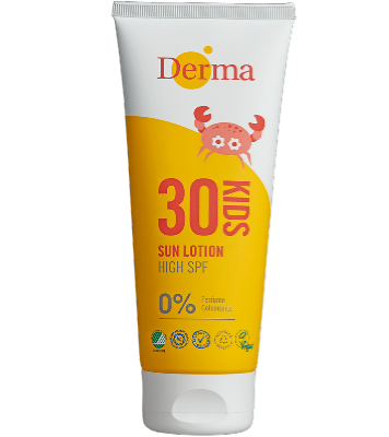 Billede af Derma baby - Derma Kids Sollotion SPF30 (200 ml)