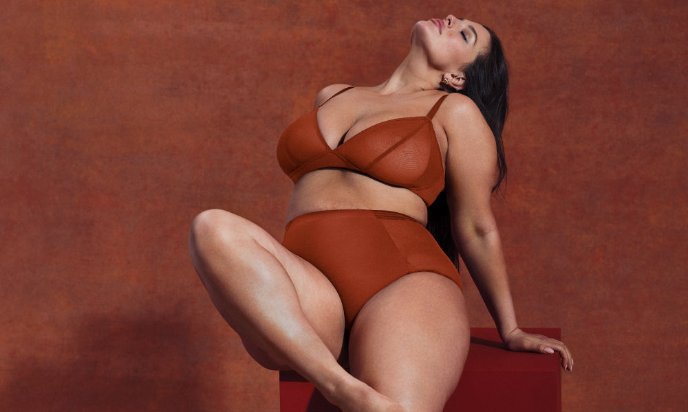 Ashley Graham shows off her curves in sultry lingerie pieces from her  upcoming collection with Knix