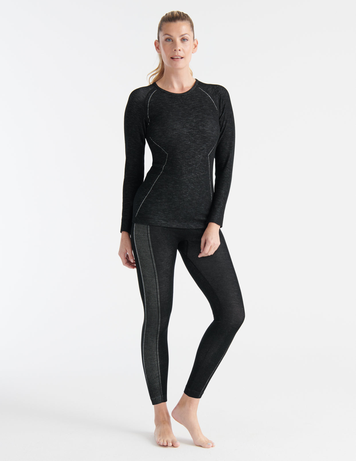 Spyder Women's Runner Seamless Pant, Black 