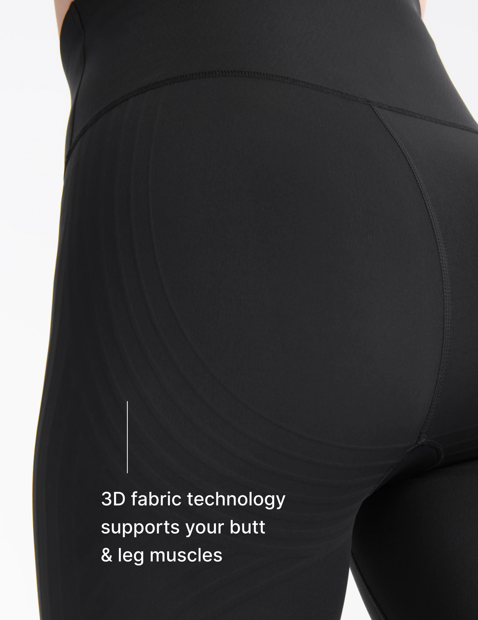 3D fabric technology supports your butt & leg muscles