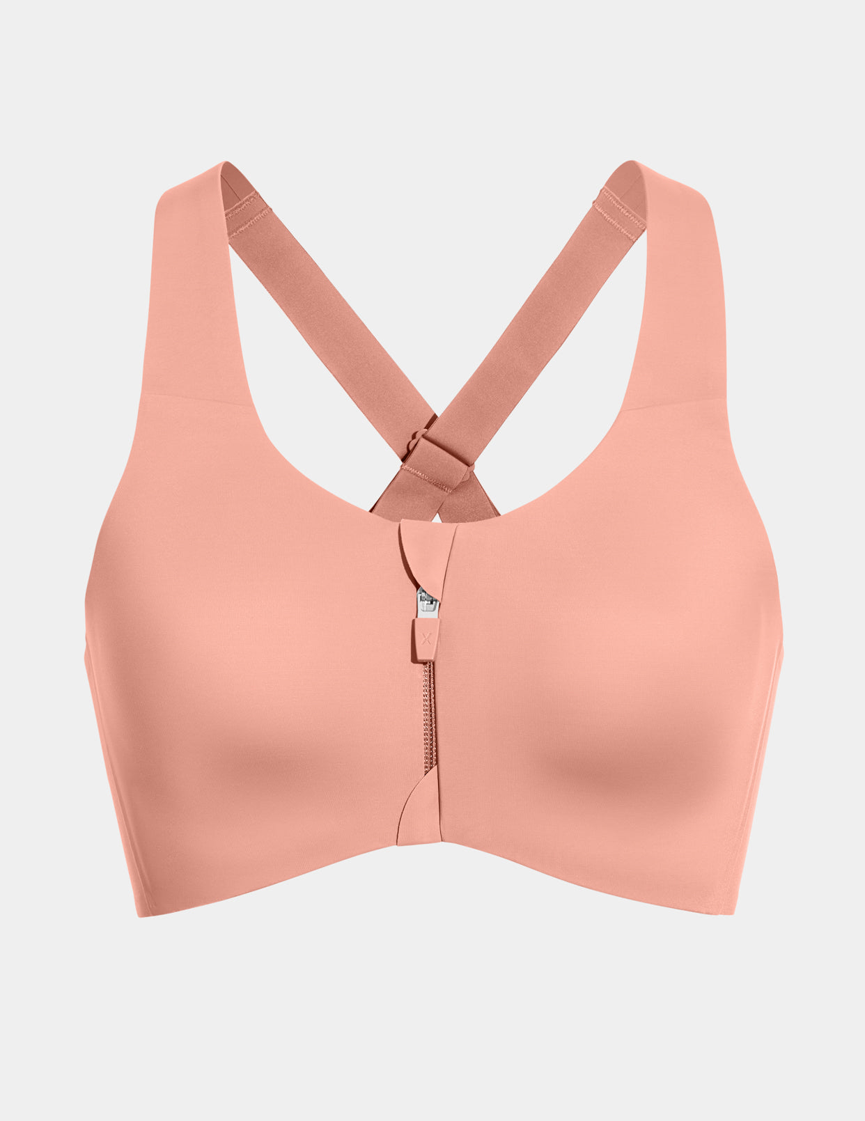 knix, Intimates & Sleepwear, Knix Front Zip Catalyst Sports Bra Pink  Ginger Size 5 38c38d4c