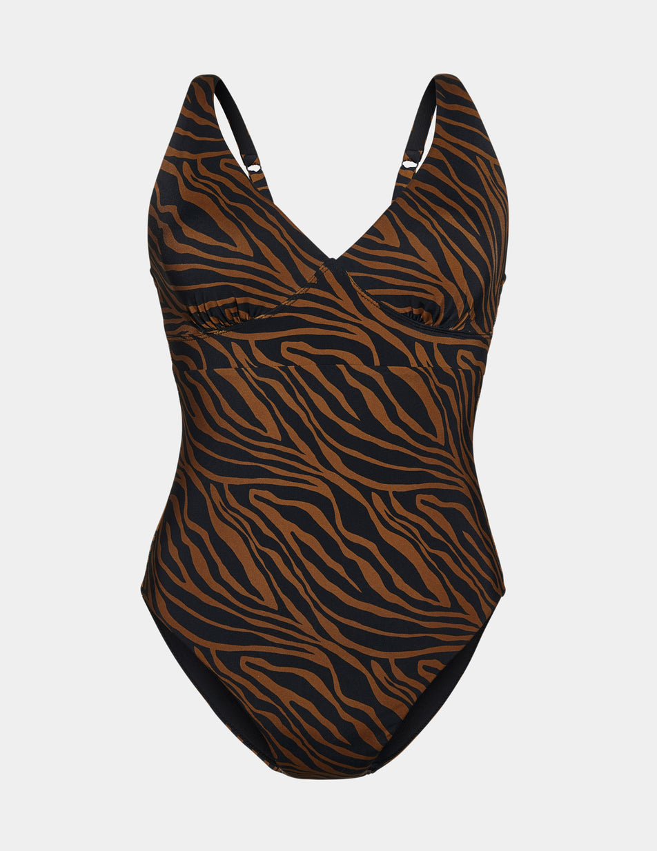 Deep V One Piece Swimsuit - Knix - Knix