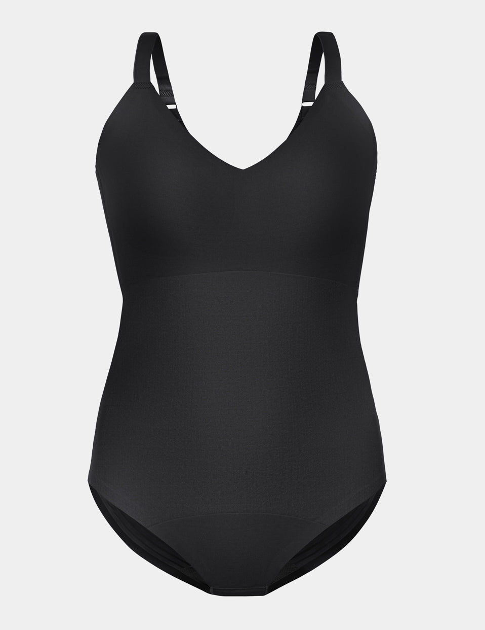 Shape Enhancing Seamless Bodysuit- Black