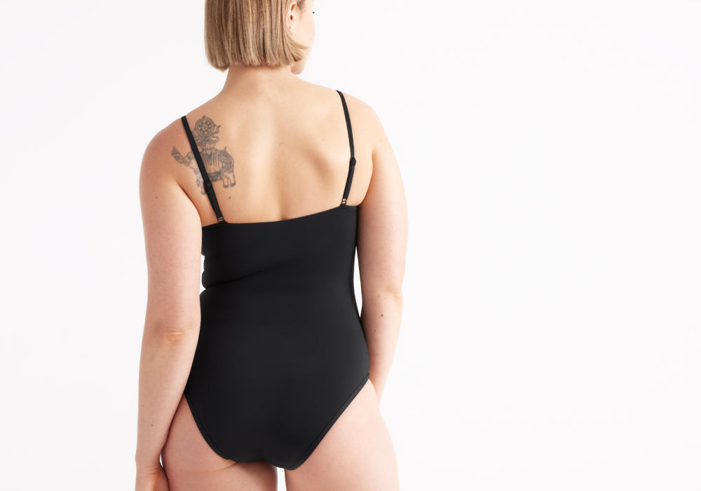 Classic One Piece in Black display: full